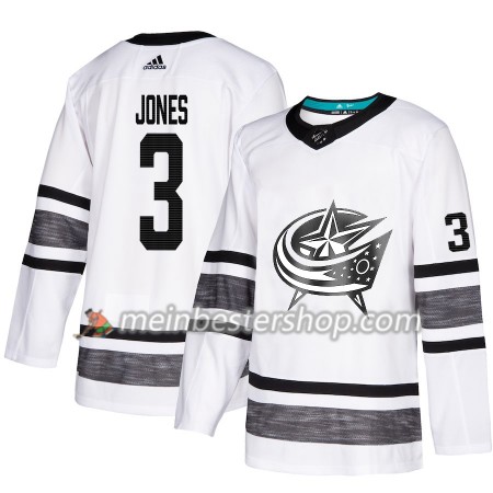 Columbus Blue Jackets Seth Jones 3 2019 All-Star Adidas Weiß Trikot Authentic - Herren